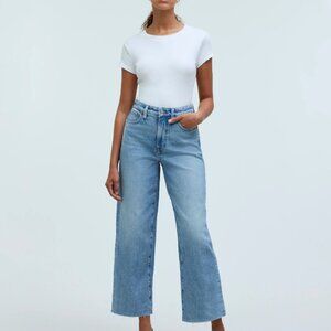 The Curvy Perfect Vintage Wide-Leg Crop Jean - Madewell